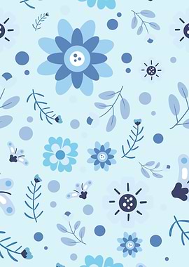 simple cute flower pattern