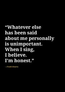 Frank Sinatra quotes