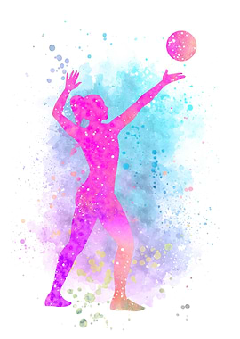 Volleyball girl