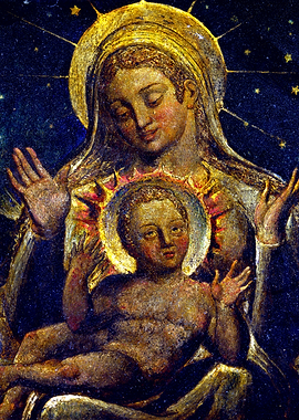 Virgin and Child by Blake