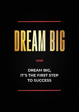 dream big motivational