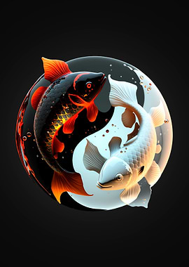 Koi Fish Yin Yang Rwby Art