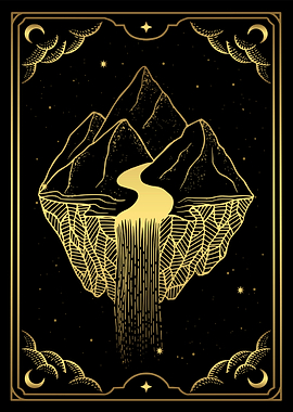 Tarot flying mountains