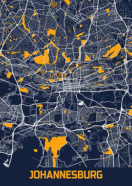 Johannesburg City Map