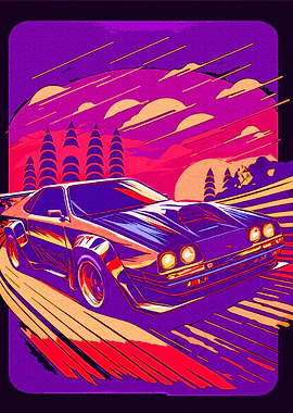 Cyber Cars landscape