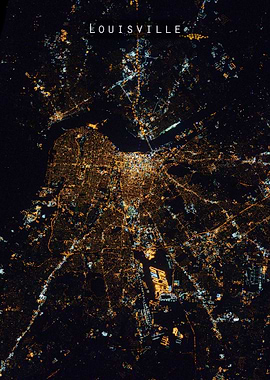 Louisville at night