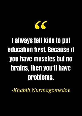 Khabib Nurmagedov quote