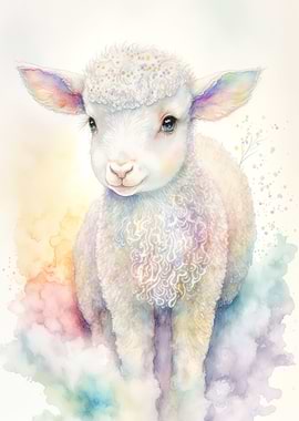 Dreamy sweet little Lamb