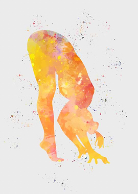 Women Yoga Painting