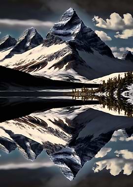 Winter Mountain hiking