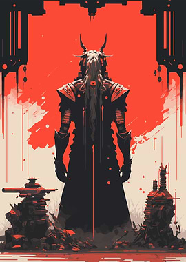 Evil Japanese Samurai