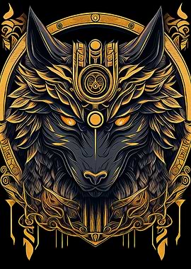 Wolf in Japanese art 1