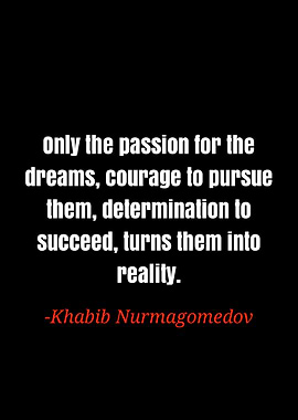Khabib Nurmagedov quote