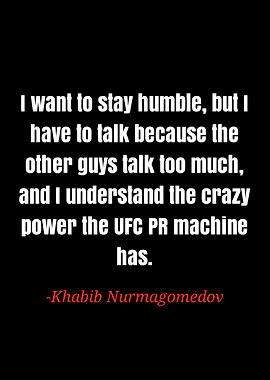 Khabib Nurmagedov quote