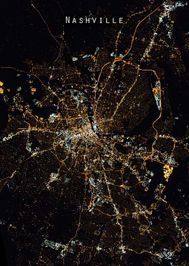 Nashville at night