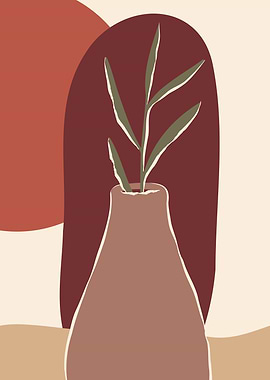 Vintage Floral Pot Shapes