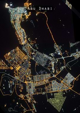Abu Dhabi at night