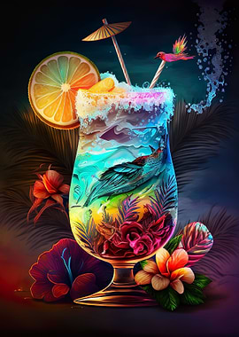 Tropical Fruit Cocktail