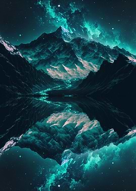 Starry Glow Mountain