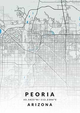 Peoria City Map