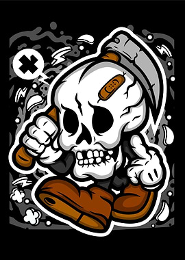 skull reaper cartoon