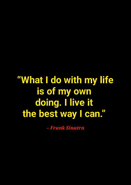 Frank Sinatra quotes