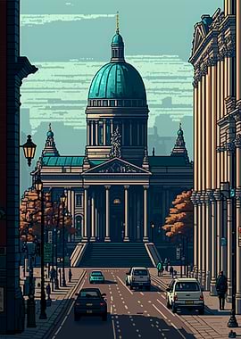 Helsinki Pixel art