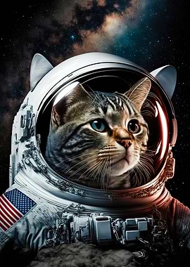 Cosmic Cat in a suit