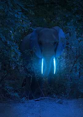 Elephant Glowing Tusk