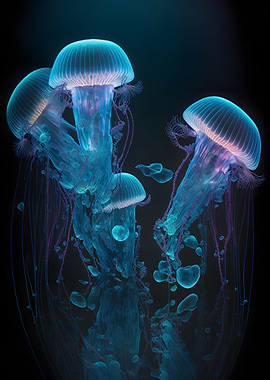 Glowing Jellyfish