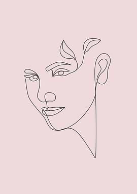 Inspirational woman face