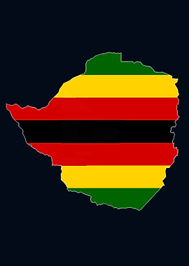 Zimbabwe map