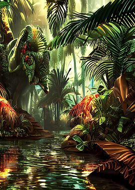 Lake in a Jungle
