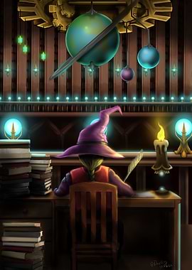 a heavy night of study