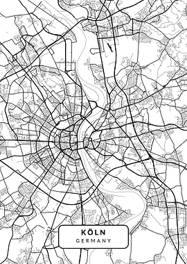 Koln City Map
