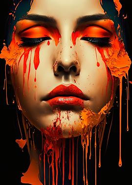 Woman Melting Beauty