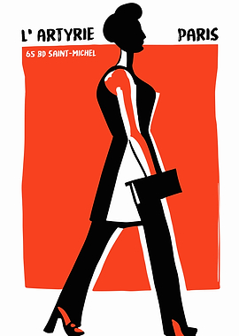 Parisian Fashion Poster