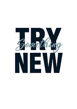 Try Something New Text Art