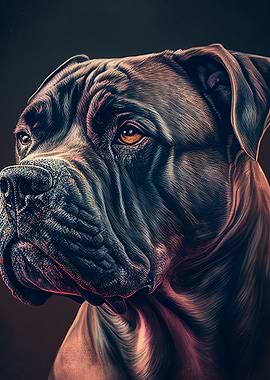 Cane Corso Portrait Dog