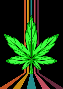 BLACK LIGHT RETRO WEED