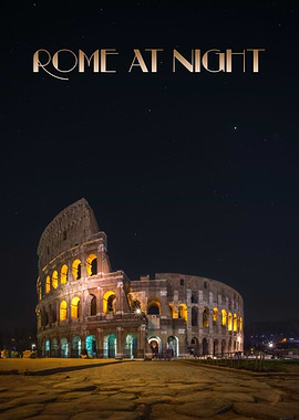 Colloseum at night