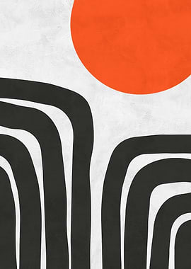 Expressionist sunset