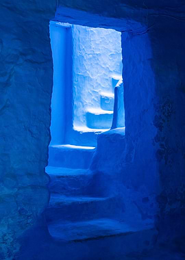 Blue Staircase Morocco