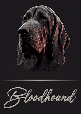 Bloodhound Portrait