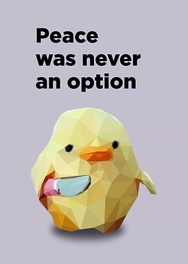 peace was never an option