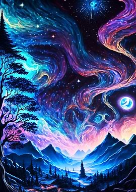 Cosmic Psychedelic Starry