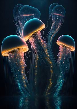 Glowing Jellyfish