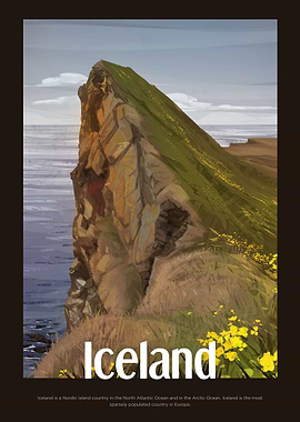 Rock mountain near the sea