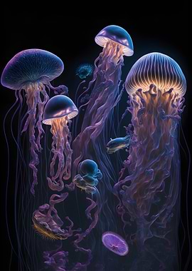 Glowing Jellyfish