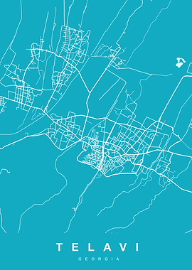 Map TELAVI GEORGIA